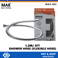 MAK - 665 SHOWER HOSE (FLEXIBLE HOSE CABLE (1.2M /4FT)