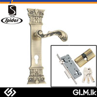 SPIDER BRASS MAIN DOOR LOCK BO1