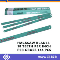 AIR BRAND HACKSAW BLADES – 18 TEETH PER INCH – 1 GROSS (144 PCS)