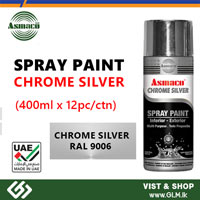 ASMACO CHROME SILVER SPRAY PAINT 400ML