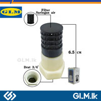 BLACK AND WHITE FOOT VALVE FOOT KLEP 3/4