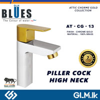 BLUES GOLD CHORM PILLAR COCK HIGH NECK  AT CG -13