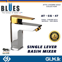 BLUES GOLD CHORM SINGLE LEVER BASIN MIXER AT- CG - 47