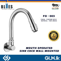 BLUES MOUTH OPERATED SINK COCK WALL MOUNTED  FO-003