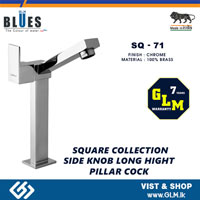 BLUES SIDE KNOB LONG HIGHT PILLAR COCK   SQUARE COLLECTION SQ-71