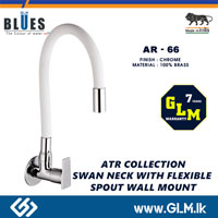 BLUES SWAN NECK WITH FLEXIBLE SPOUT WALL  MOUNT  ART COLLECTION AR-66