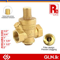 R9 BRASS ADJUSTABLE WATER PRESSURE REDUCING VALVE 1 1/2