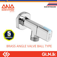 ANA BRASS ANGLE VALVE BALL TYPE 1/2