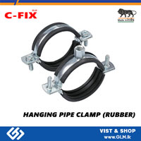 C FIX HANGING PIPE CLAMP (RUBBER) 3/4 
