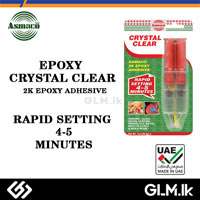 ASMACO Epoxy Crystal Clear  2k epoxy adhesive rapid setting  4-5 minutes