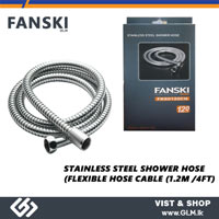 FANSKI STAINLESS STEEL SHOWER HOSE  (FLEXIBLE HOSE CABLE (1.2M /4FT)