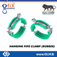 G FIX HANGING PIPE CLAMP (RUBBER) 1/2 