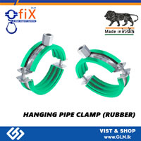 G FIX HANGING PIPE CLAMP (RUBBER) 1/2 