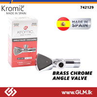 KROMIC 742129 BRASS CHROME ANGLE VALVE