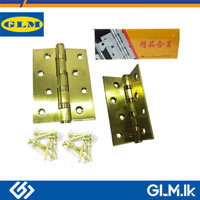 STAINLESS STEEL 4X3 HINGES WITH SEREWS BRASS (PER PAIR)