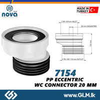 NOVA 7154 PP ECCENTRIC WC CONNECTOR 20 MM