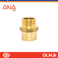 ANA BRASS HEX NIPPLE MALE & FEMALE THREAD  1/2