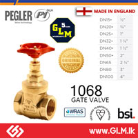 PEGLER 1068 GATE VALVE FORGED BRASS BODY – HEAVY DUTY  DN50 (2