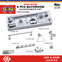 SN BATHROOM ACCESSORIES SET SS SN J4 251