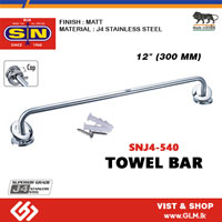 SN J4 540 SS TOWEL ROD 12