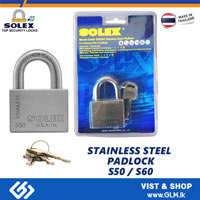 SOLEX PREMIUM HIGH SECURITY STAINLESS STEEL  PADLOCK S60