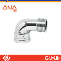 ANA BRASS ELBOW MALE AND FEMALE THREAD CHROME PLATED  1/2