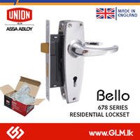 UNION - BELLO SINGLE DOOR LOCK - 678-95 CH