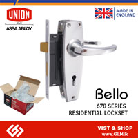 UNION - BELLO SINGLE DOOR LOCK - 678-95 CH